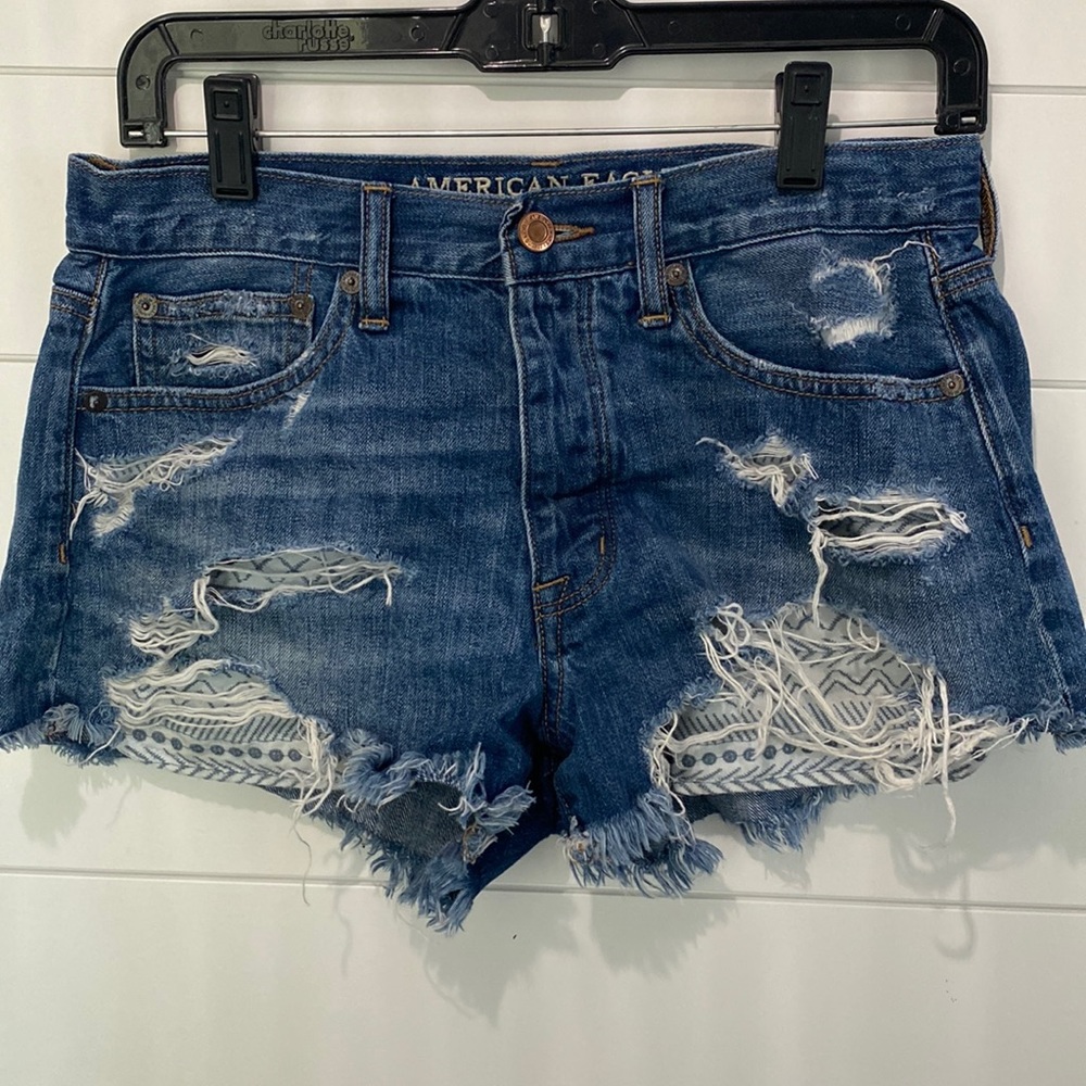 Vintage hi rise festival shorts